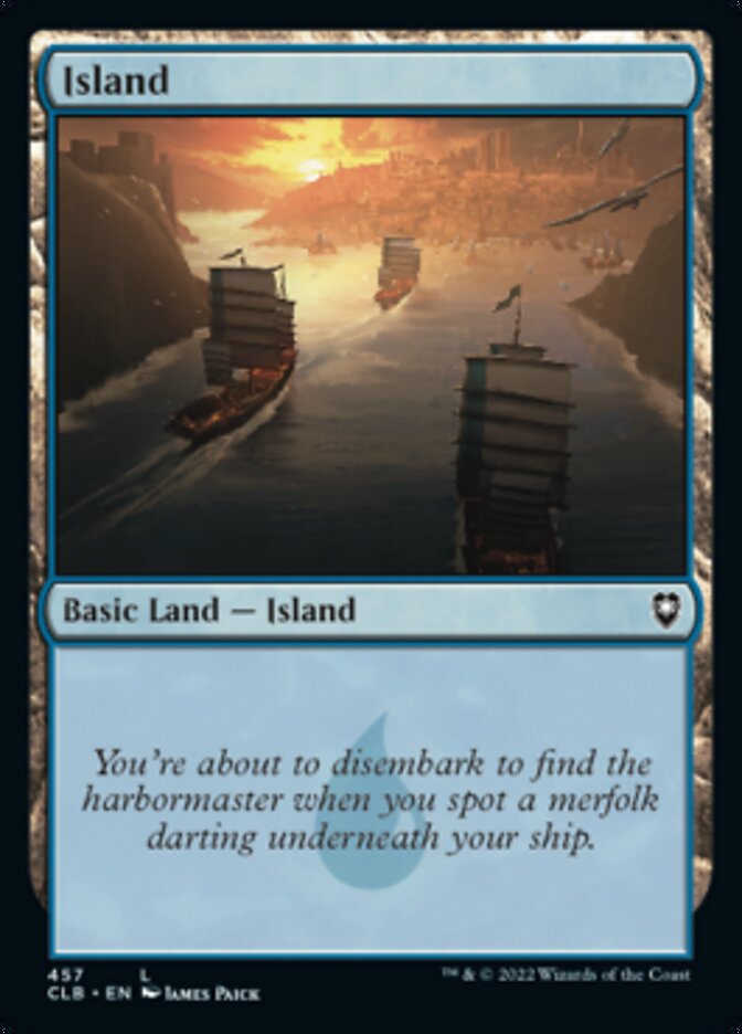 Island (457) [Commander Legends: Battle for Baldur's Gate] | Exor Games New Glasgow