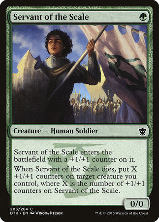 Servant of the Scale [Dragons of Tarkir] | Exor Games New Glasgow