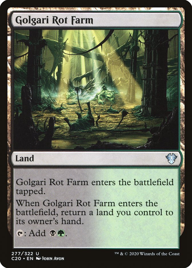 Golgari Rot Farm [Commander 2020] | Exor Games New Glasgow