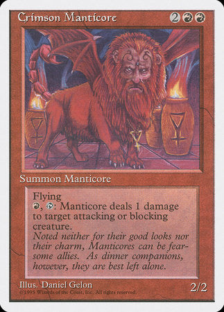 Crimson Manticore [Fourth Edition] | Exor Games New Glasgow