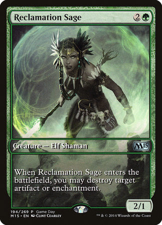 Reclamation Sage [Magic 2015 Promos] | Exor Games New Glasgow