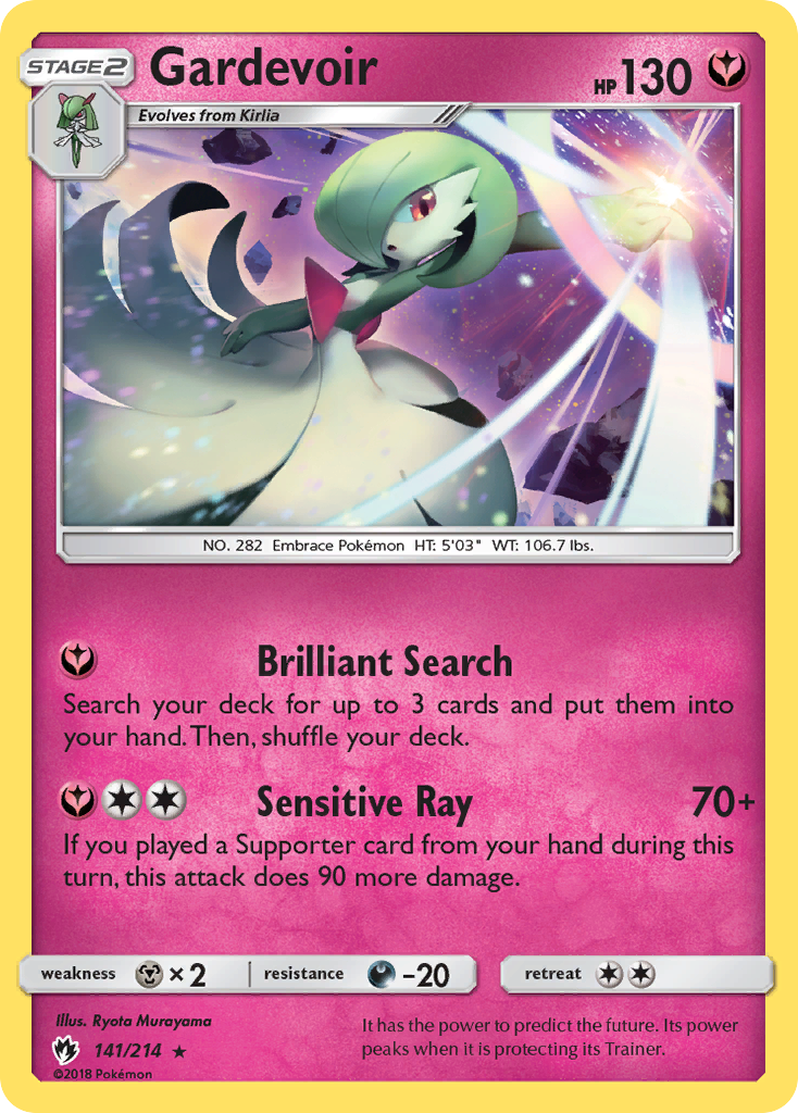 Gardevoir (141/214) [Sun & Moon: Lost Thunder] | Exor Games New Glasgow