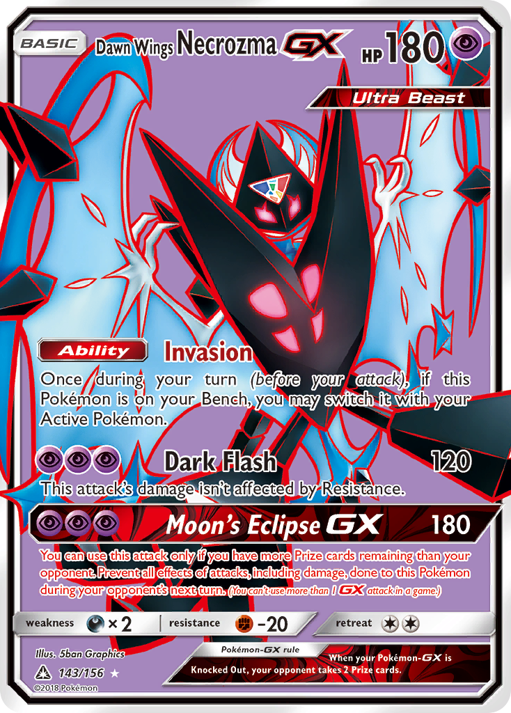 Dawn Wings Necrozma GX (143/156) [Sun & Moon: Ultra Prism] | Exor Games New Glasgow