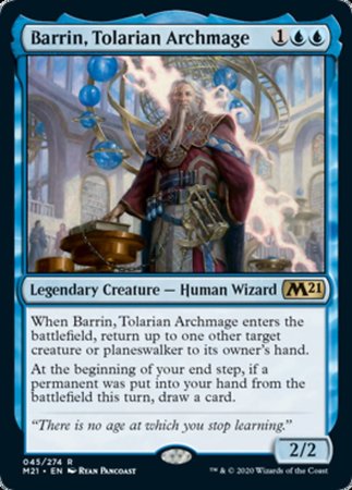 Barrin, Tolarian Archmage [Core Set 2021] | Exor Games New Glasgow