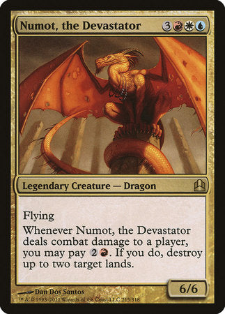 Numot, the Devastator [Commander 2011] | Exor Games New Glasgow