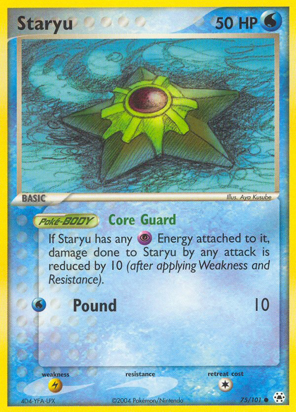 Staryu (75/101) [EX: Hidden Legends] | Exor Games New Glasgow