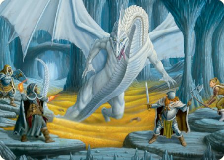 Cave of the Frost Dragon Art Card [Dungeons & Dragons: Adventures in the Forgotten Realms Art Series] | Exor Games New Glasgow