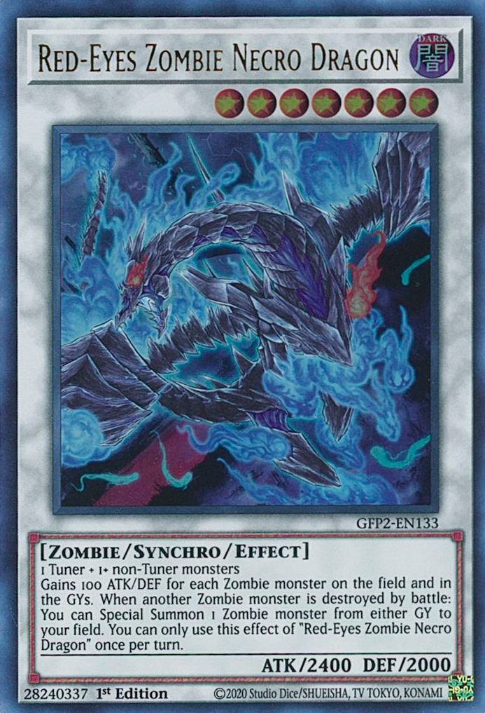 Red-Eyes Zombie Necro Dragon [GFP2-EN133] Ultra Rare | Exor Games New Glasgow