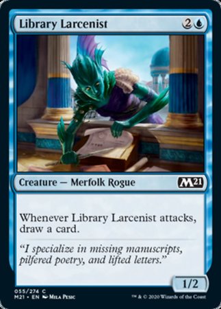 Library Larcenist [Core Set 2021] | Exor Games New Glasgow