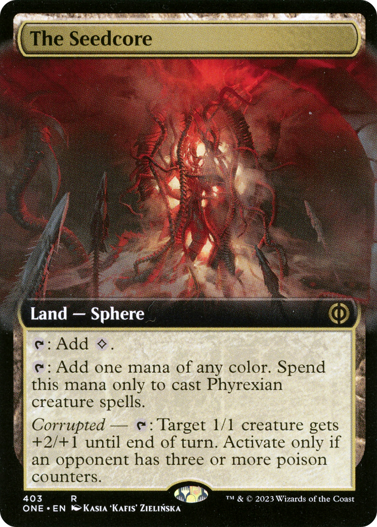 The Seedcore (Extended Art) [Phyrexia: All Will Be One] | Exor Games New Glasgow