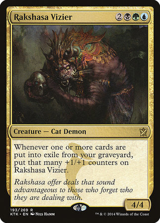 Rakshasa Vizier [Khans of Tarkir] | Exor Games New Glasgow