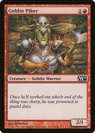 Goblin Piker [Magic 2010] | Exor Games New Glasgow