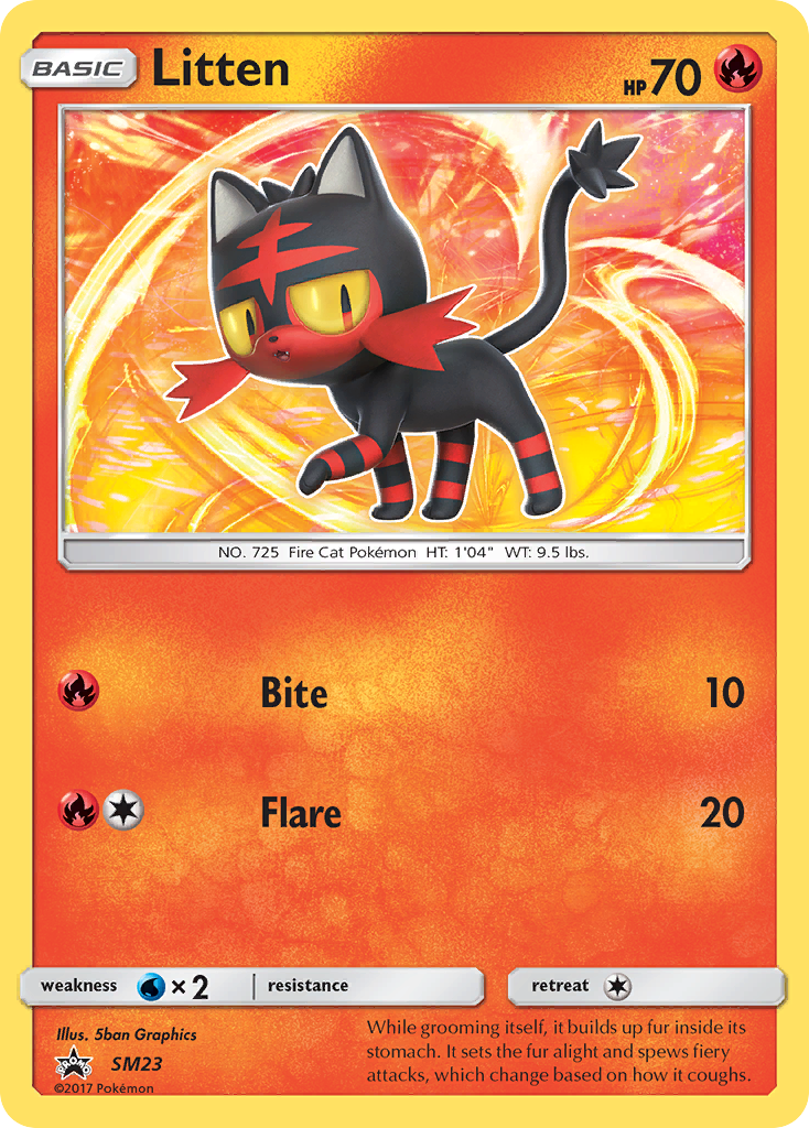 Litten (SM23) [Sun & Moon: Black Star Promos] | Exor Games New Glasgow