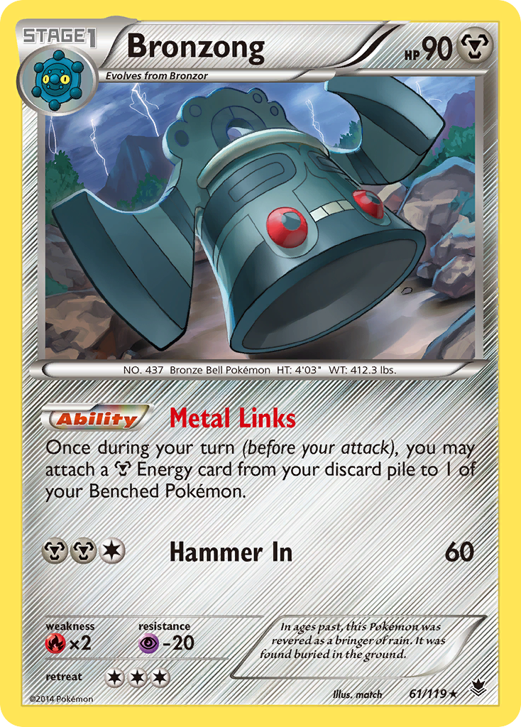 Bronzong (61/119) [XY: Phantom Forces] | Exor Games New Glasgow