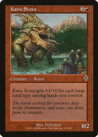 Kavu Scout [Invasion] | Exor Games New Glasgow