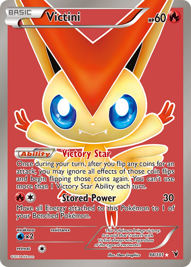 Victini (98/101) [Black & White: Noble Victories] | Exor Games New Glasgow