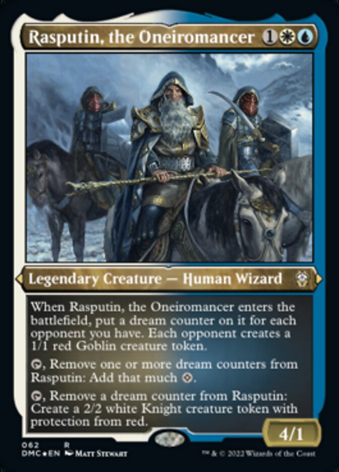 Rasputin, the Oneiromancer (Foil Etched) [Dominaria United Commander] | Exor Games New Glasgow