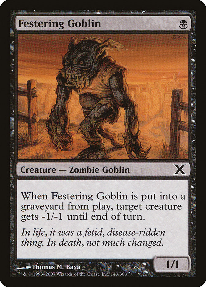 Festering Goblin [Tenth Edition] | Exor Games New Glasgow