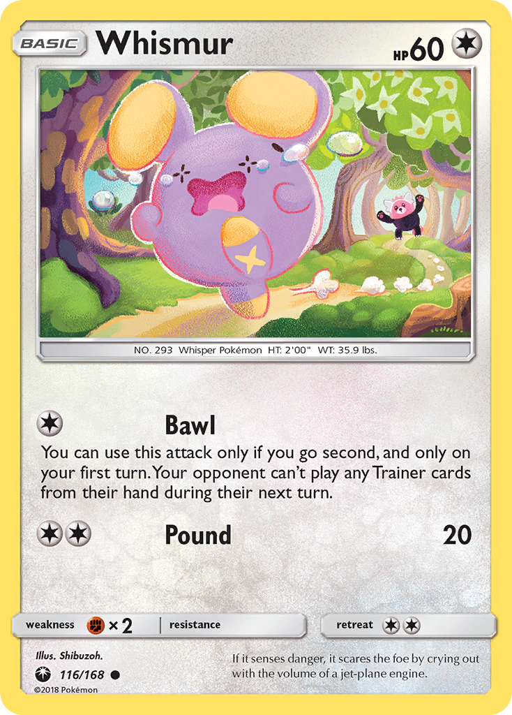 Whismur (116/168) [Sun & Moon: Celestial Storm] | Exor Games New Glasgow