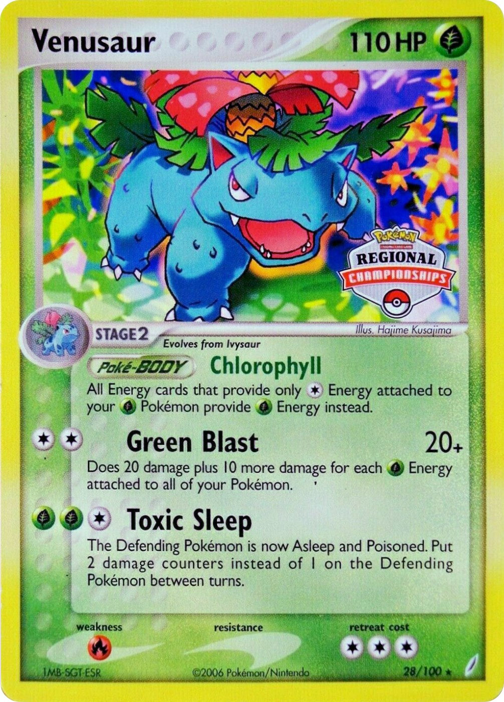 Venusaur (28/100) (Regional Championship Promo) [EX: Crystal Guardians] | Exor Games New Glasgow