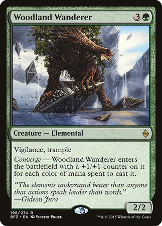 Woodland Wanderer [Battle for Zendikar] | Exor Games New Glasgow