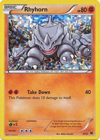 Rhyhorn (8/12) [McDonald's Promos: 2015 Collection] | Exor Games New Glasgow