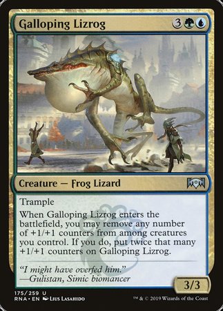 Galloping Lizrog [Ravnica Allegiance] | Exor Games New Glasgow