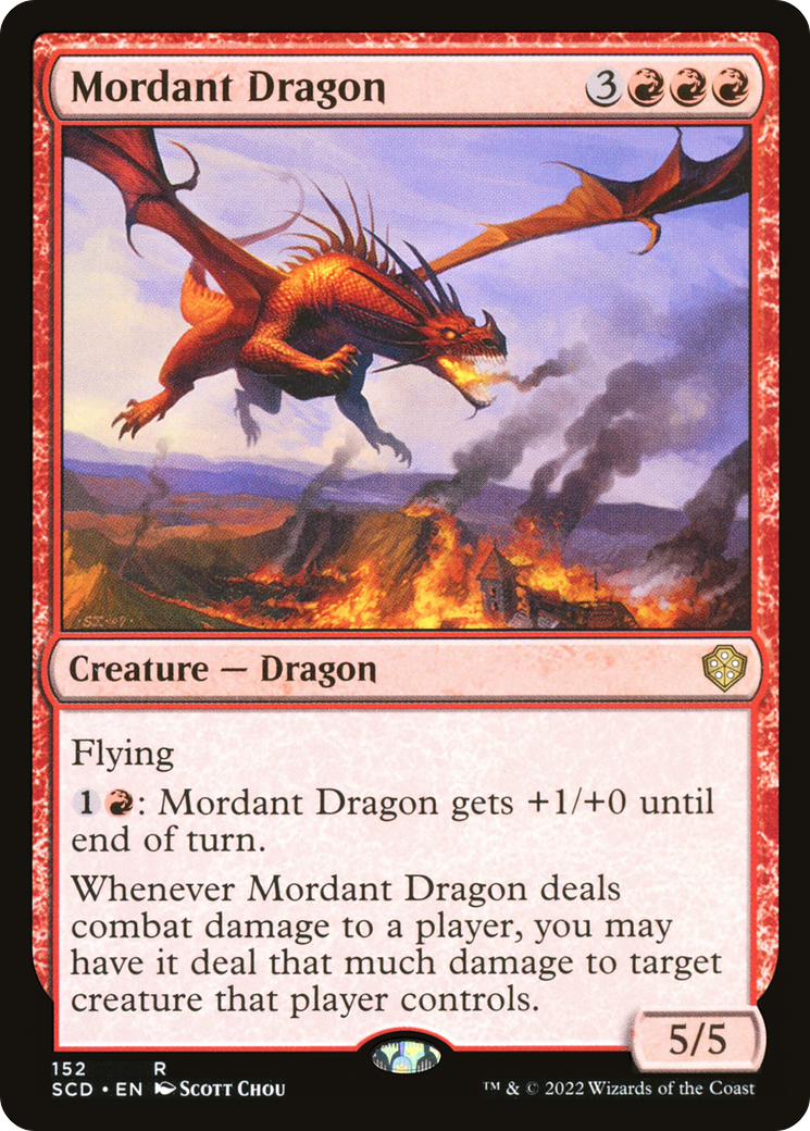 Mordant Dragon [Starter Commander Decks] | Exor Games New Glasgow