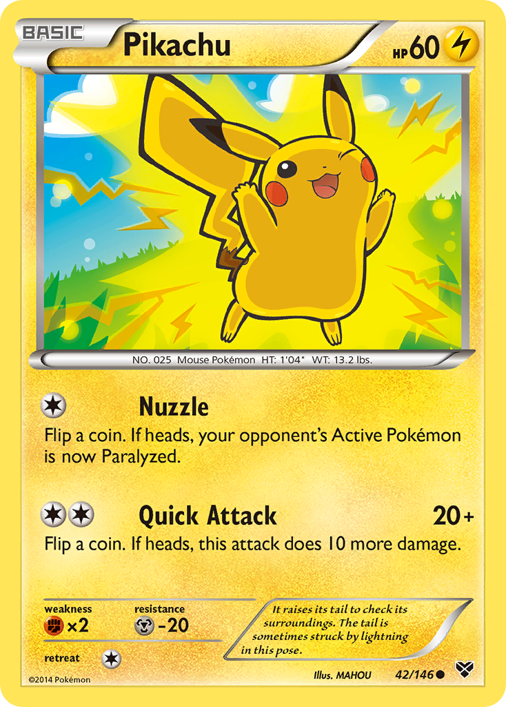 Pikachu (42/146) [XY: Base Set] | Exor Games New Glasgow