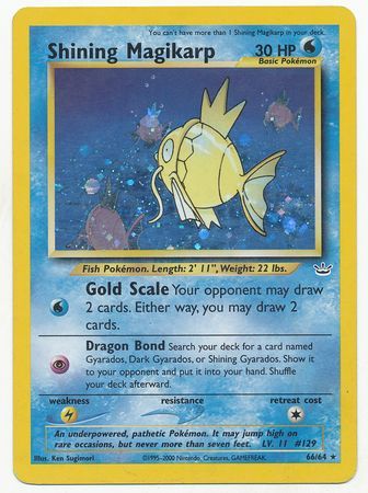 Shining Magikarp (66/64) [Neo Revelation Unlimited] | Exor Games New Glasgow