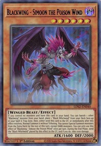 Blackwing - Simoon the Poison Wind (Purple) [LDS2-EN040] Ultra Rare | Exor Games New Glasgow