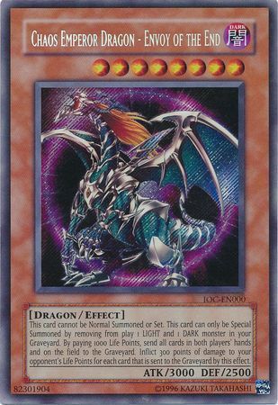 Chaos Emperor Dragon - Envoy of the End [IOC-EN000] Secret Rare | Exor Games New Glasgow