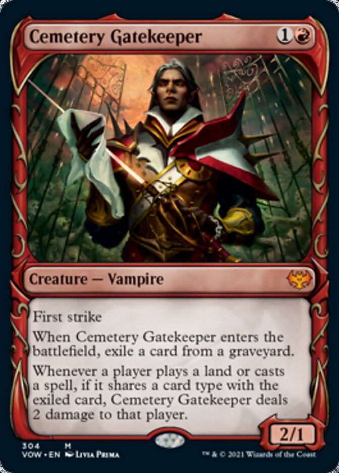 Cemetery Gatekeeper (Showcase Fang Frame) [Innistrad: Crimson Vow] | Exor Games New Glasgow