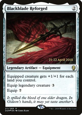 Blackblade Reforged [Dominaria Promos] | Exor Games New Glasgow