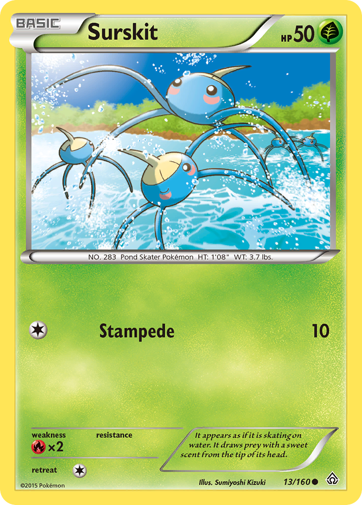 Surskit (13/160) [XY: Primal Clash] | Exor Games New Glasgow