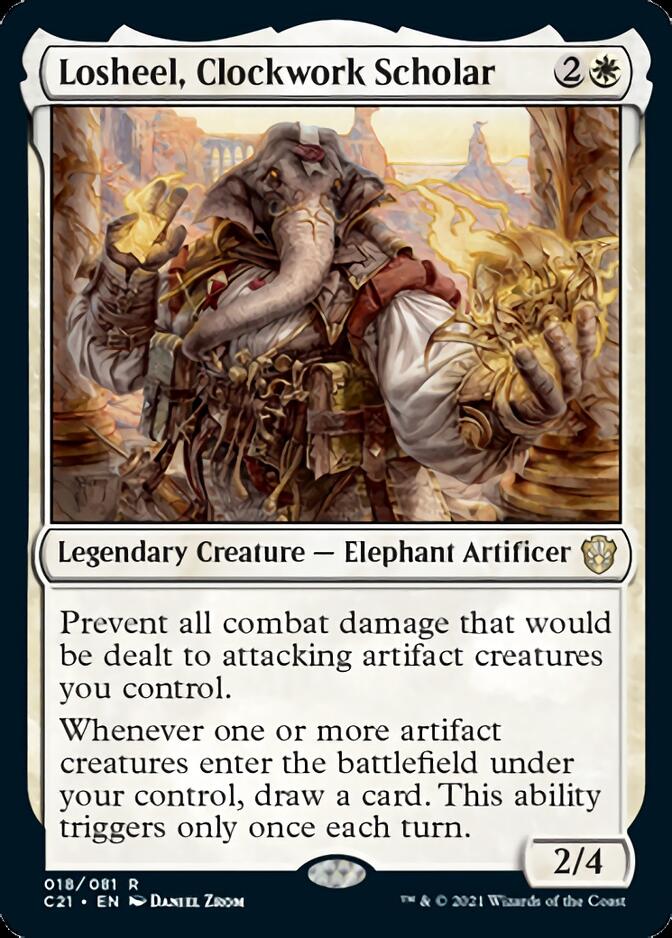 Losheel, Clockwork Scholar [Commander 2021] | Exor Games New Glasgow
