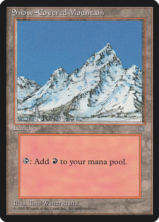 Snow-Covered Mountain [Ice Age] | Exor Games New Glasgow