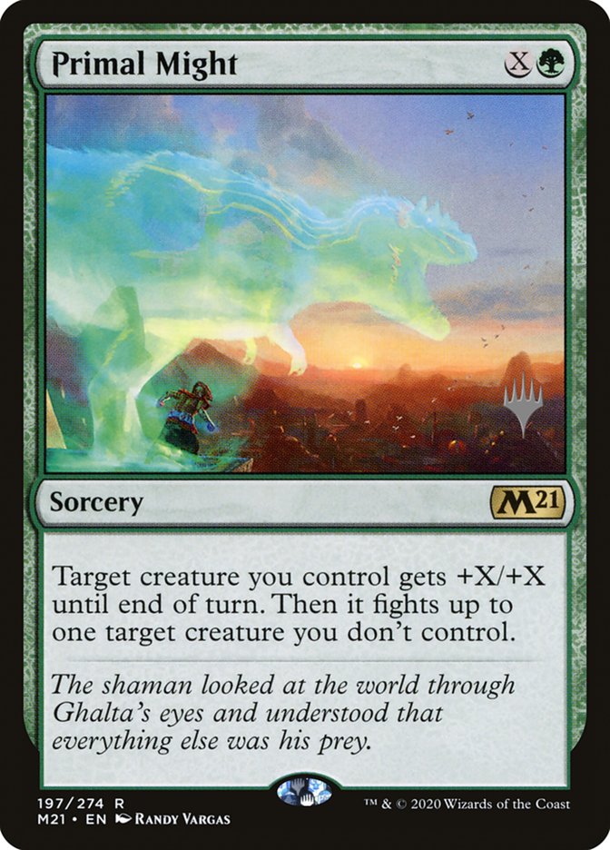 Primal Might (Promo Pack) [Core Set 2021 Promos] | Exor Games New Glasgow