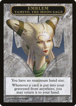 Emblem - Tamiyo, The Moon Sage [Avacyn Restored Tokens] | Exor Games New Glasgow