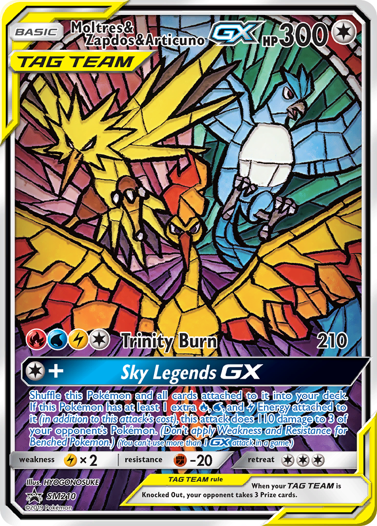 Moltres & Zapdos & Articuno GX (SM210) [Sun & Moon: Black Star Promos] | Exor Games New Glasgow