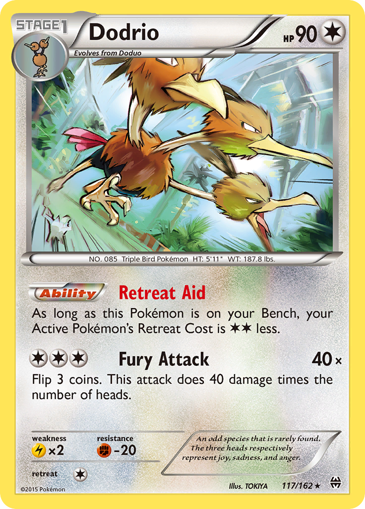 Dodrio (117/162) [XY: BREAKthrough] | Exor Games New Glasgow