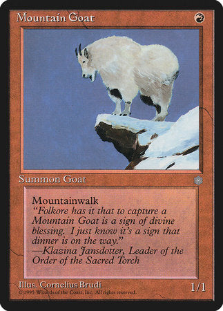 Mountain Goat [Ice Age] | Exor Games New Glasgow