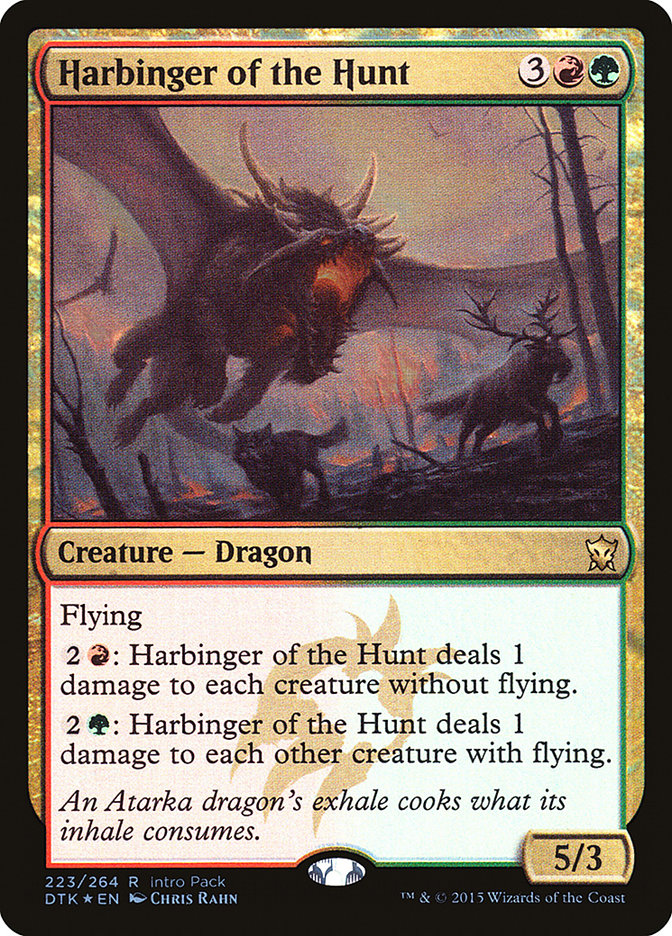 Harbinger of the Hunt (Intro Pack) [Dragons of Tarkir Promos] | Exor Games New Glasgow