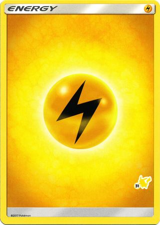 Lightning Energy (Pikachu Stamp #31) [Battle Academy 2020] | Exor Games New Glasgow