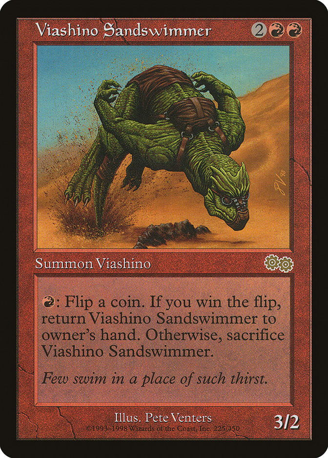 Viashino Sandswimmer [Urza's Saga] | Exor Games New Glasgow