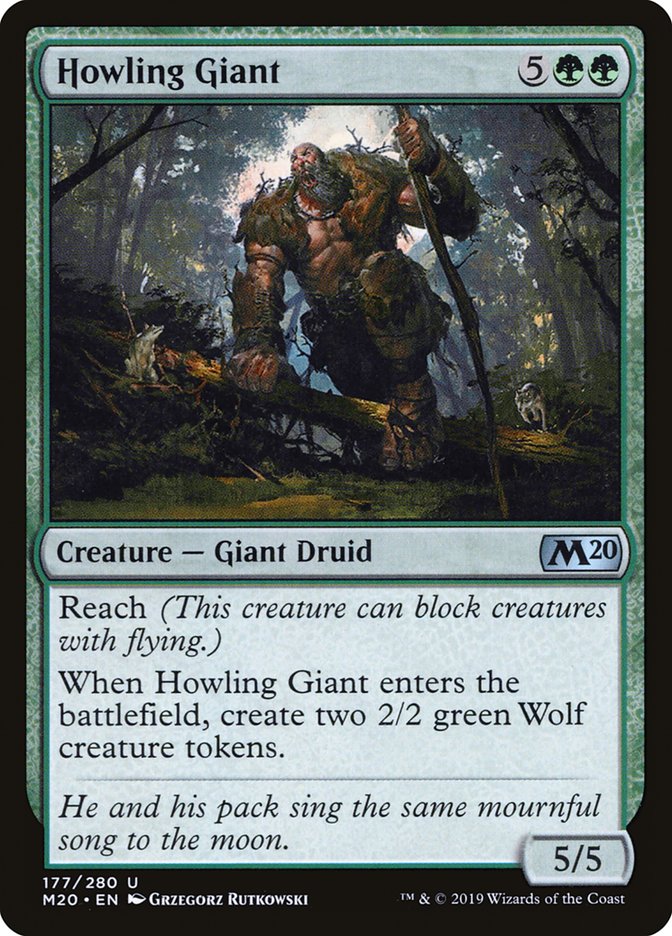 Howling Giant [Core Set 2020] | Exor Games New Glasgow