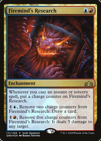 Firemind's Research [Guilds of Ravnica Promos] | Exor Games New Glasgow