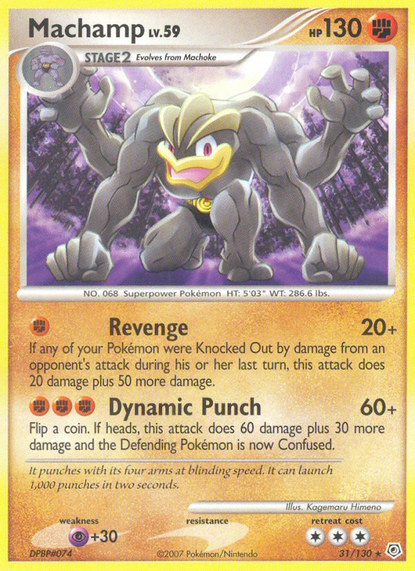 Machamp (31/130) [Diamond & Pearl: Base Set] | Exor Games New Glasgow