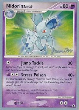 Nidorina LV.29 (73/111) (Queengar - Jason Martinez) [World Championships 2009] | Exor Games New Glasgow