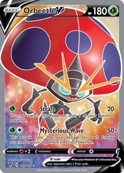Orbeetle V (166/185) [Sword & Shield: Vivid Voltage] | Exor Games New Glasgow